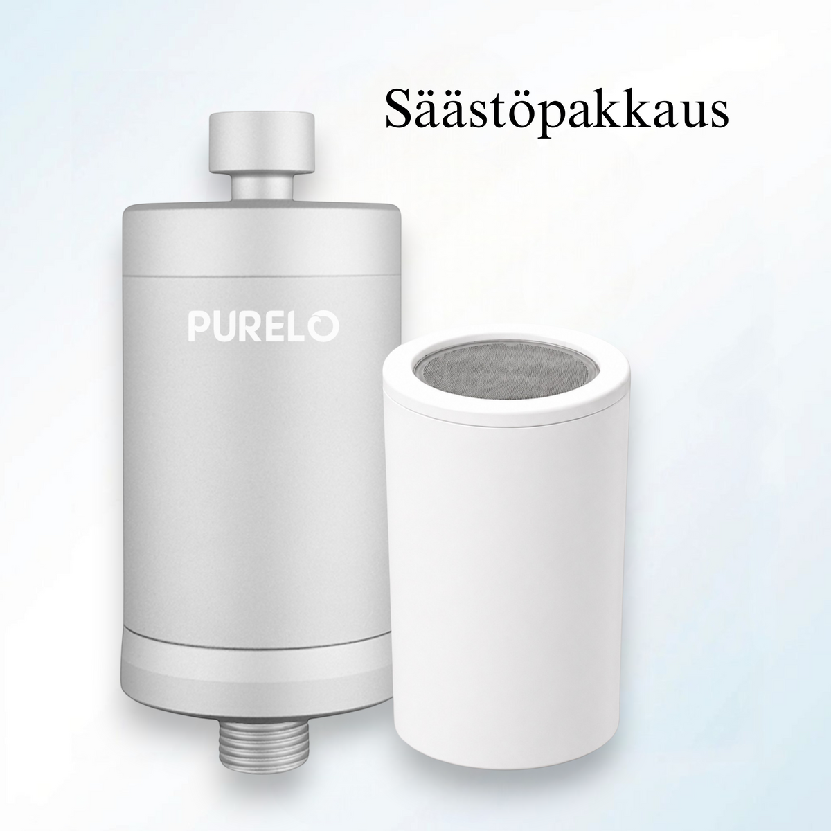Suihkusuodatin + vaihtosuodatin