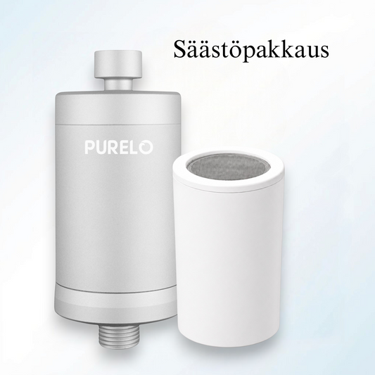 Suihkusuodatin + vaihtosuodatin